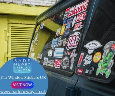 Self-cling stickers offer a number of advantages. - London Other