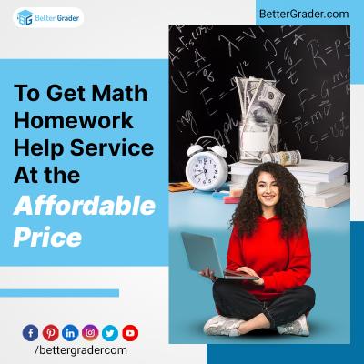 Get Math Homework Help Service At the Affordable Price
