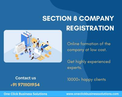 Section 8 Company Registration Online Process and Fees - Kolkata Professional Services