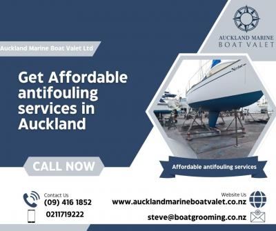 Get Affordable antifouling services in Auckland from Auckland Marine Boat Valet