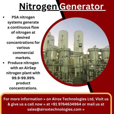 Nitrogen Generator | PSA Oxygen Generation Plant - Airox Technologies
