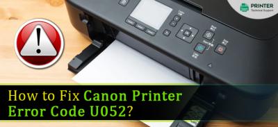 Canon Printer Error Code U052
