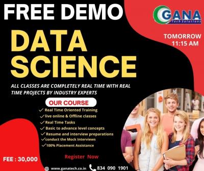 Data Science Training in Hyderabad | 8340901901 GanaTech - Hyderabad Professional Services