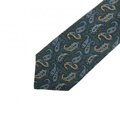 Buy Kiton Men's Silk/cotton Tie by NYC Designer Outlet