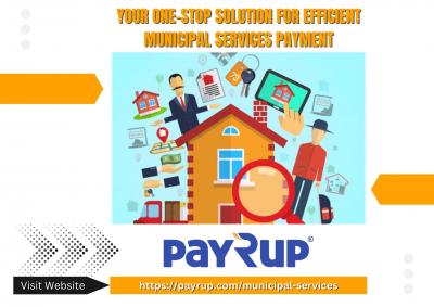 Pay Your Municipal Services Bills With Just A Few Clicks On payRup - Bangalore Other