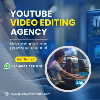 Boost Your YouTube Channel with Quality Zone Infotech's  Video Editing Services - Ghaziabad Computer