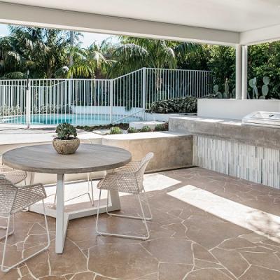 Enhance Your Living Space With The Exquisite Jamila Limestone Crazy Paving - Sydney Other