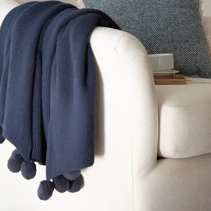 Cozy Up in Style: Buy Aria Cotton Seedstitch Throw Now! - Other Home & Garden