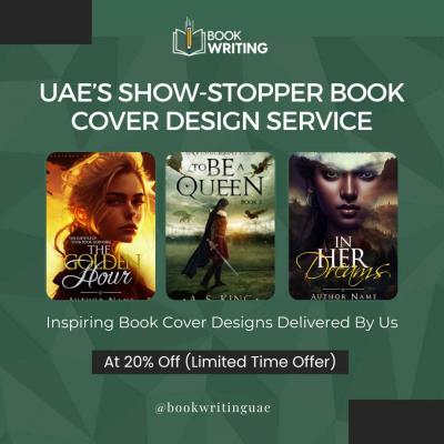 20% OFF On UAE’s Show-Stopper Book Cover Design Services - Dubai Professional Services