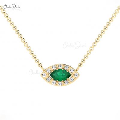 Get emerald necklace gold from Chordia Jewels - New York Jewellery