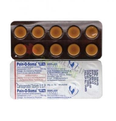 Buy Pain O Soma 500 Mg Tablets from Online Meds Buddy
