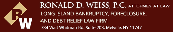 Top Bankruptcy Lawyer serving Long Island: Ronald D. Weiss, P.C. - New York Attorney