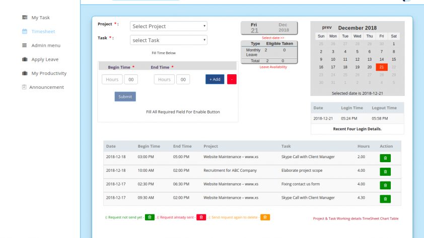 IMPORTANCE OF TIMESHEET – SOFTWARE TOOL FOR CAPTURING HOURS AND INVOICING - Bangalore Computer