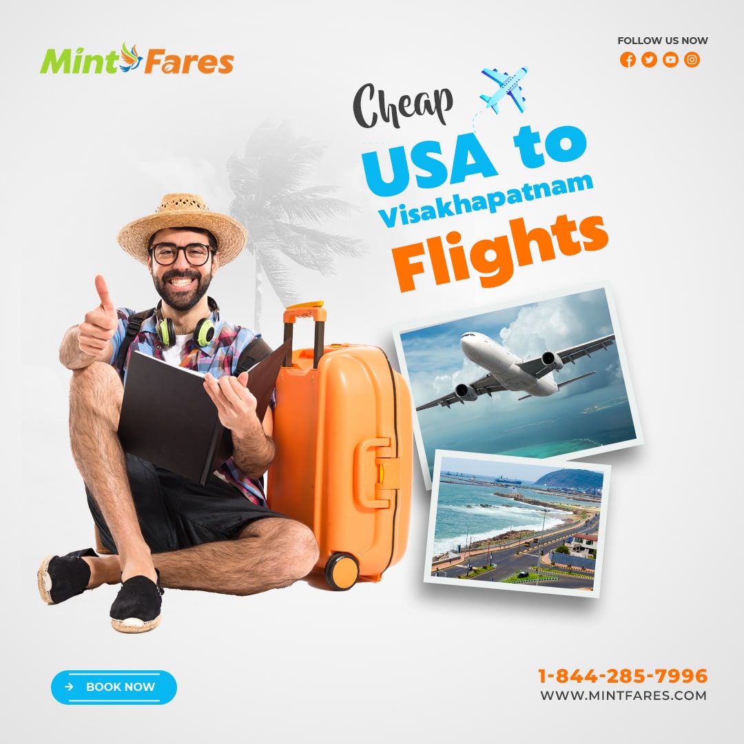 Book Budget-Friendly USA to Visakhapatnam flights with MintFares - Other Other