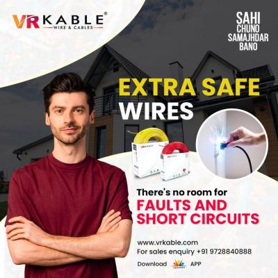 Best Quality Extra Safe Wires With Safety & Security - Delhi Electronics