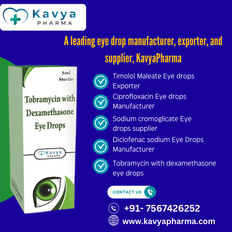 Eye Drops Manufacturer, Exporter, Supplier
