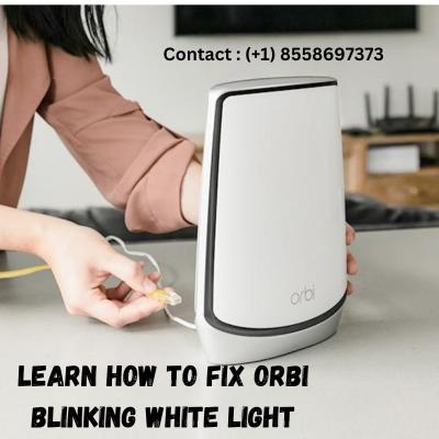 Learn How to fix Orbi blinking white light - Houston Other