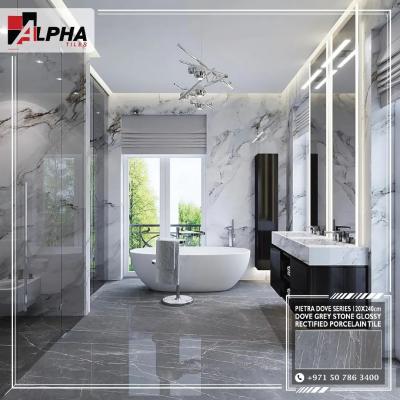 Buy Durable and Anti-Slip Bathroom Floor Tiles - Dubai Home & Garden
