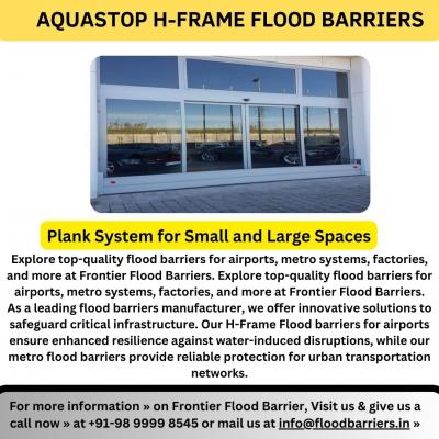 Flood Barrier for Airports | Flood Barriers for Metro - Frontier Flood Barriers
