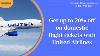 Get up to 20% off on domestic flight tickets with United Airlines - Chicago Other