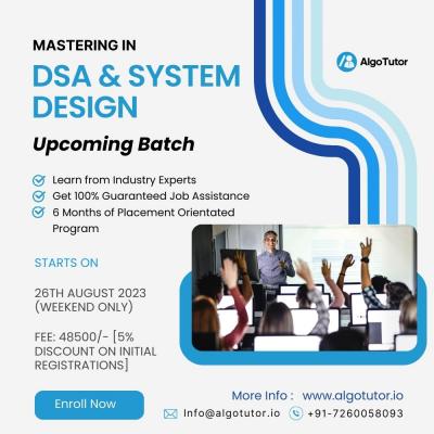 Mastering in DSA & System Design - Bangalore Tutoring, Lessons