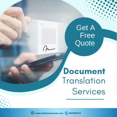 Professional Document Translation Services in Mumbai, India | Shakti Enterprise - Mumbai Other