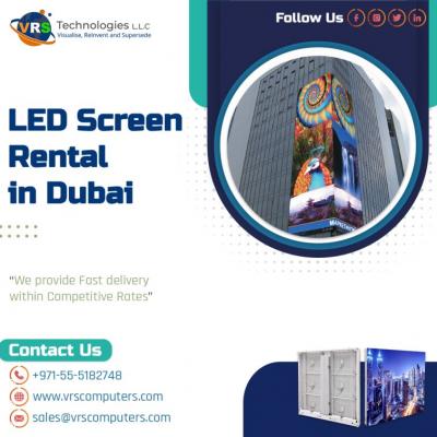 Bulk LED Display Screen Hire Solutions in UAE - Dubai Events, Photography