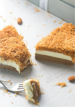 Rangeena Kunaffa Cheesecake in Abu Dhabi