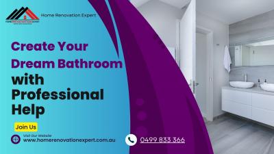 Create Your Dream Bathroom with Professional Help - Melbourne Construction, labour