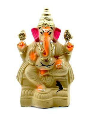 Eco Friendly Bojja Ganesha Idol-10 inch - Bangalore Art, Collectibles