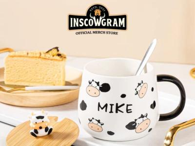 Grab Your Cute Cow Mug Today at Inscowgram - Other Other