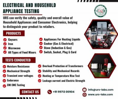 Electrical Household Products Testing Lab in Lucknow - Lucknow Other
