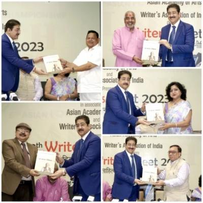Writers Association of India Appreciated Sandeep Marwah’s Efforts of Compiling 8 Years of Modi Sar - Delhi Blogs