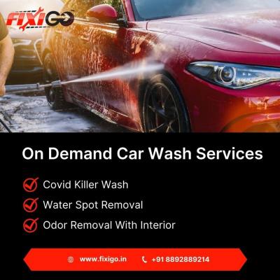 On Demand Car Wash Services by Fixigo