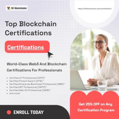 Top Blockchain Certifications to Boost Your Career - 101 Blockchains - New York Tutoring, Lessons