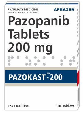 Pazokast 200mg Tablets : Aprazer Healthcare  - Delhi Health, Personal Trainer