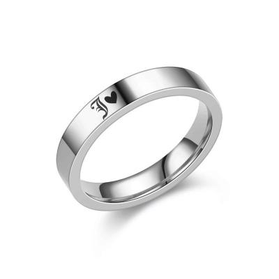 Personalized Silver Name Ring