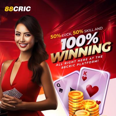 50% Luck, 50% Skill and 100% Winning - all Right Here at the 88cric Platform!  - Washington Other