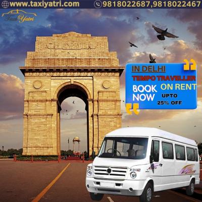 Explore Delhi on Your Terms with Tempo Traveller on Rent from TaxiYatri - Delhi Rentals
