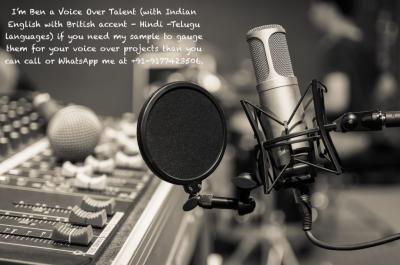 Voiceover Services (Freelance) Hyderabad. - Pune Professional Services