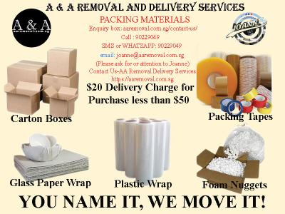 Packaging Items Good for your Removal/Storage Services. - Singapore Region Other