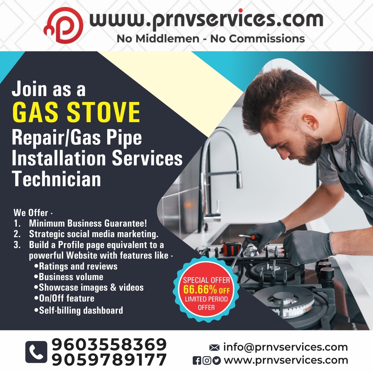 Top 3 Reliable Gas-stove Repair Services in MP and MLAs Colony Jubilee Hills