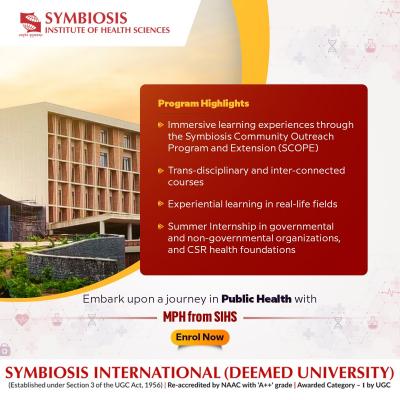 Symbiosis Institute of Health Sciences (SIHS) - Master of Public Health - Pune Other