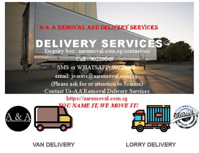 Trusted, Reliable & Fast Delivery Services w/our Man in Lorry. - Singapore Region Other