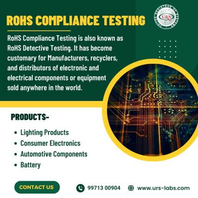 ROHS Compliance Testing Lab Services in Chennai - Chennai Other