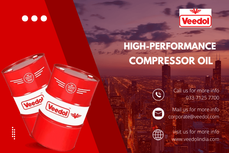 Buy High-Performance Compressor Oil From Veedol - Kolkata Parts, Accessories