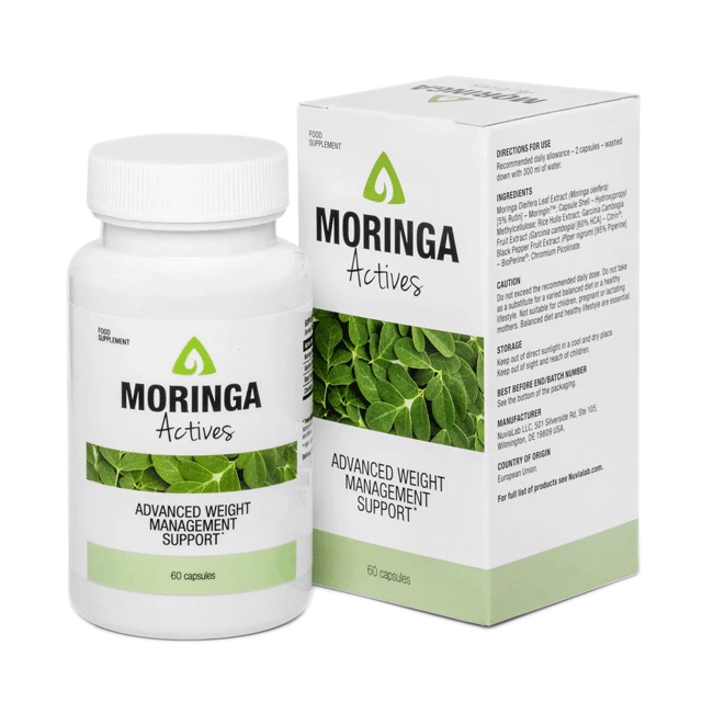 Moringa Actives is a modern food supplement that supports weight loss
