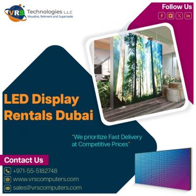 LED Screen Lease Services for Events in UAE - Dubai Events, Photography