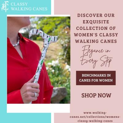 Elegance in Every Step: Women's Classy Walking Canes for Sale		 - Other Other
