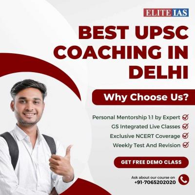 Achieve UPSC Success with Elite IAS Academy - Delhi's Premier Coaching Institute! - Delhi Tutoring, Lessons